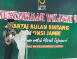 Yulius Nur kembali Nahkodai Partai Bulan Bintang (PBB) Jambi Periode 2025-2030