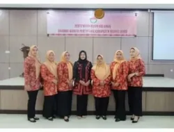 Ketua Dharma Wanita (DW) Kabupaten Muaro Jambi, Supriati Budhi,Hadiri acara Pertemuan Rutin dan halal bihalal