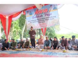 Bupati Kabupaten Muaro Jambi Bambang Bayu Suseno,.SP,.MM, M .Si Menghadiri Acara Sedeka Payo di Desa Simpang Limo dan Desa Sarang Burung Kecamatan Jambi Luar Kota