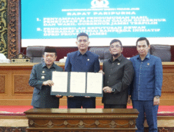 DPRD Provinsi Jambi Sahkan 3 Ranperda Jadi Perda Dalam Rapat Paripurna