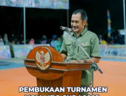 Turnamen Voli di Mampun Baru B5 Merangin, Meriah! Kadis Parpora Resmi Membuka MBC CUP I 2025