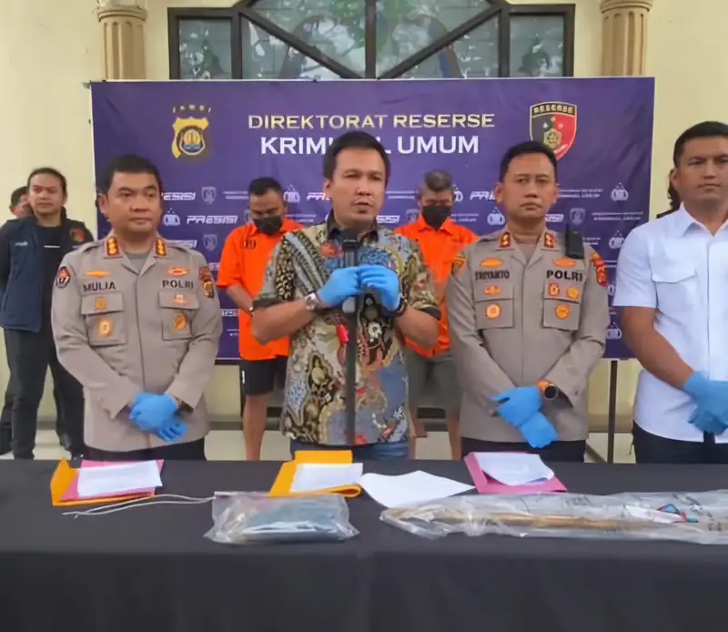 Direktur Reserse Kriminal Umum Polda Jambi, Kombes Pol Manang Soebeti,