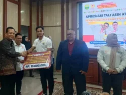 Bupati Muaro Jambi Apresiasi Atlet PON XXI 2024,Dorong Prestasi Olah Raga Lewat Bonus Tali Asih dan Bimtek