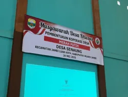 Pemerintah Desa Senaung Gelar Musdes Khusus Pembentukan Koperasi Merah-Putih