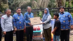 Wabup Junaidi Mahir Turun Langsung, Serahkan Bantuan untuk Korban Kebakaran Di Desa Kedemanagan