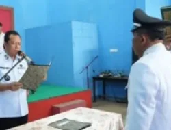 Suandi Resmi Jabat Pj Kades Kota Karang, Bupati BBS: Jalankan Amanah dengan Profesional