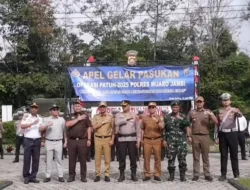 Wabup Junaidi Hadiri Apel Gelar Pasukan Operasi Patuh 2025 di Polres Muaro Jambi