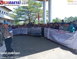 Demo Petani Muaro Jambi Memanas! Tuntut DPRD Bentuk TGPF dan Hentikan Penertiban Lahan Oleh Satgas PKH
